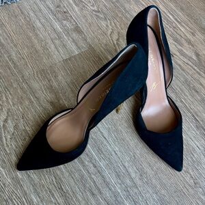 Kurt Geiger Black Suede Heels